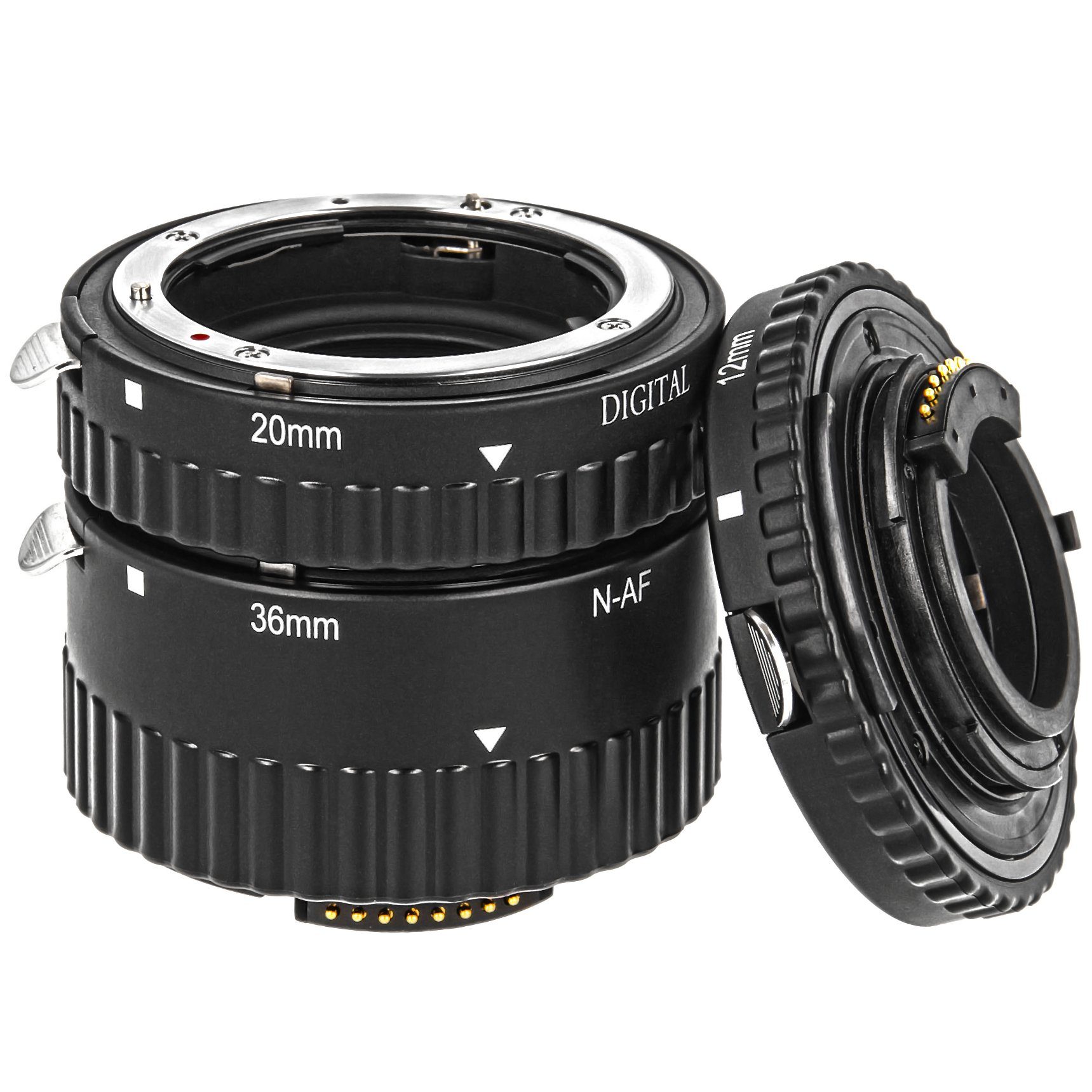 Meike Makrofotographie Nikon Automatik Zwischenringe 12/20/36 mm - MK-N-AF-B Makroobjektiv