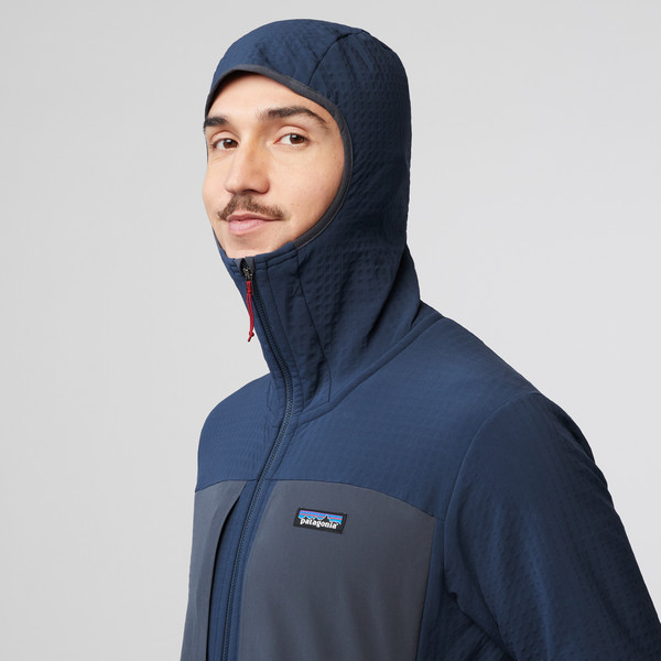 M' S R2 TECHFACE HOODY Herren - Fleecejacke