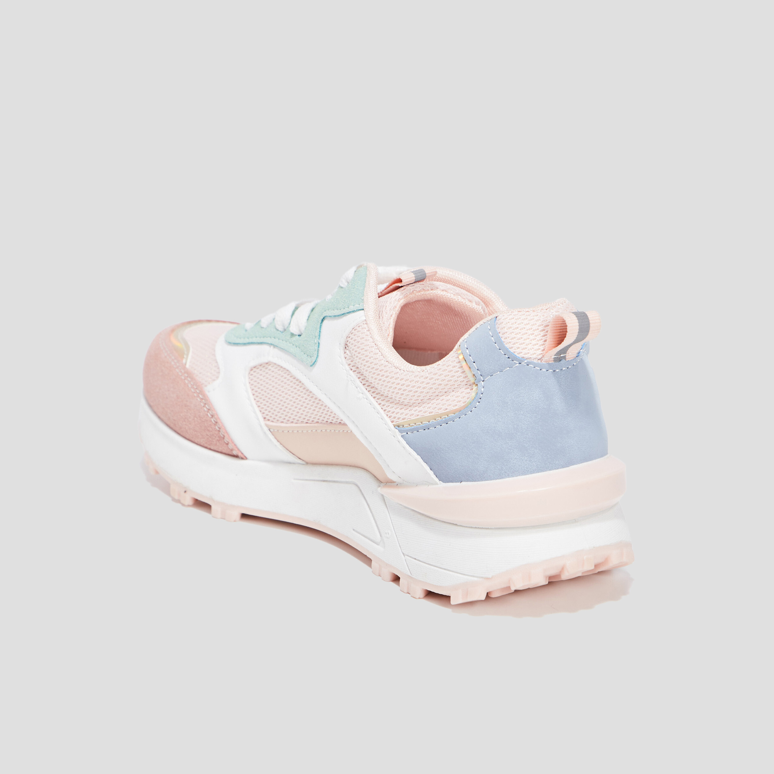 Baskets running bi-matière Creeks multicolore femme | La Halle
