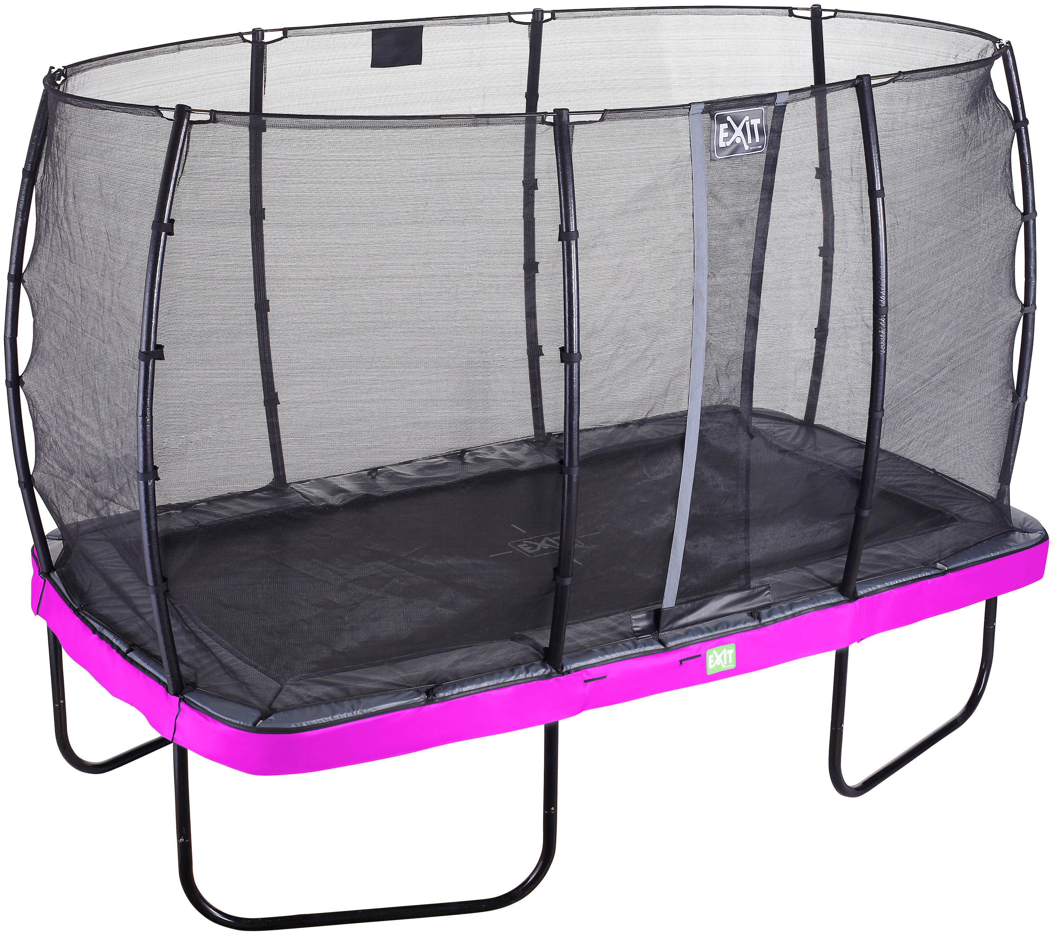 EXIT Gartentrampolin Elegant, BxT: 266x437 cm, mit Economy Sicherheitsnetz