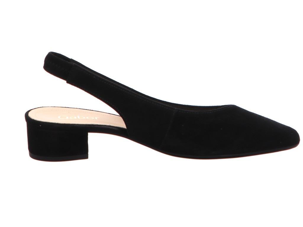 GABOR Ballerinas schwarz Gabor Fashion Slingpumps 41.520.17 schwa