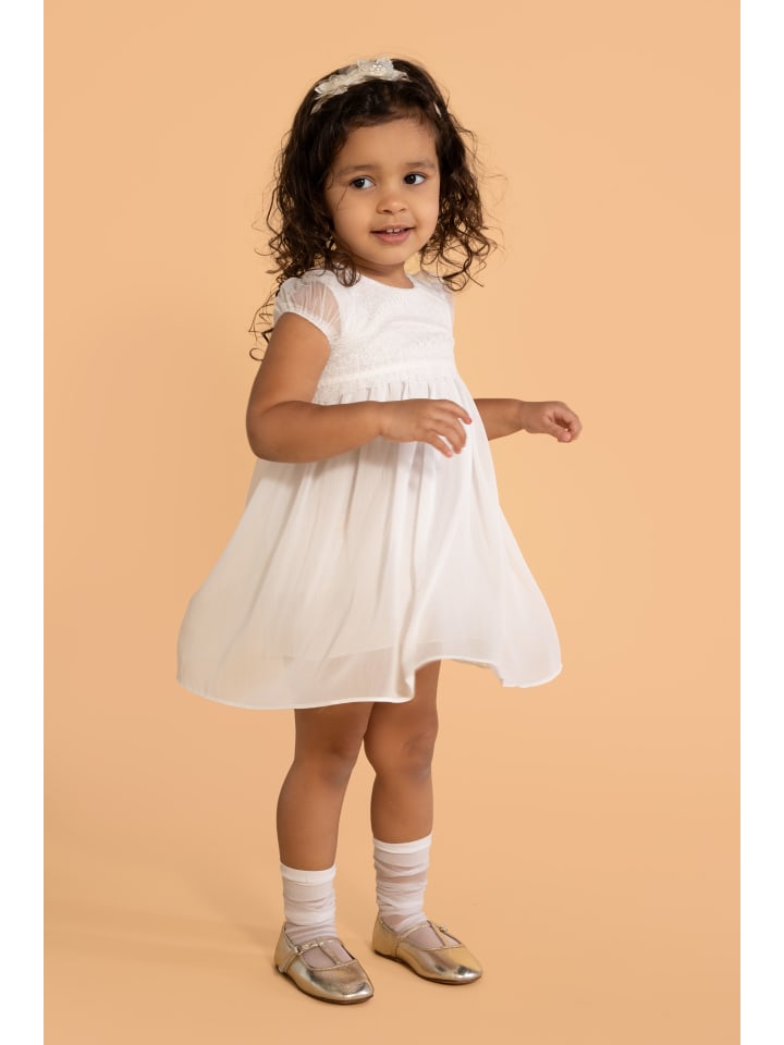 Coccodrillo Stoffkleid in weiß günstig kaufen
