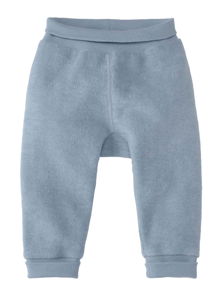 Hessnatur Wollfrottee-Hose in helles jeansblau günstig kaufen