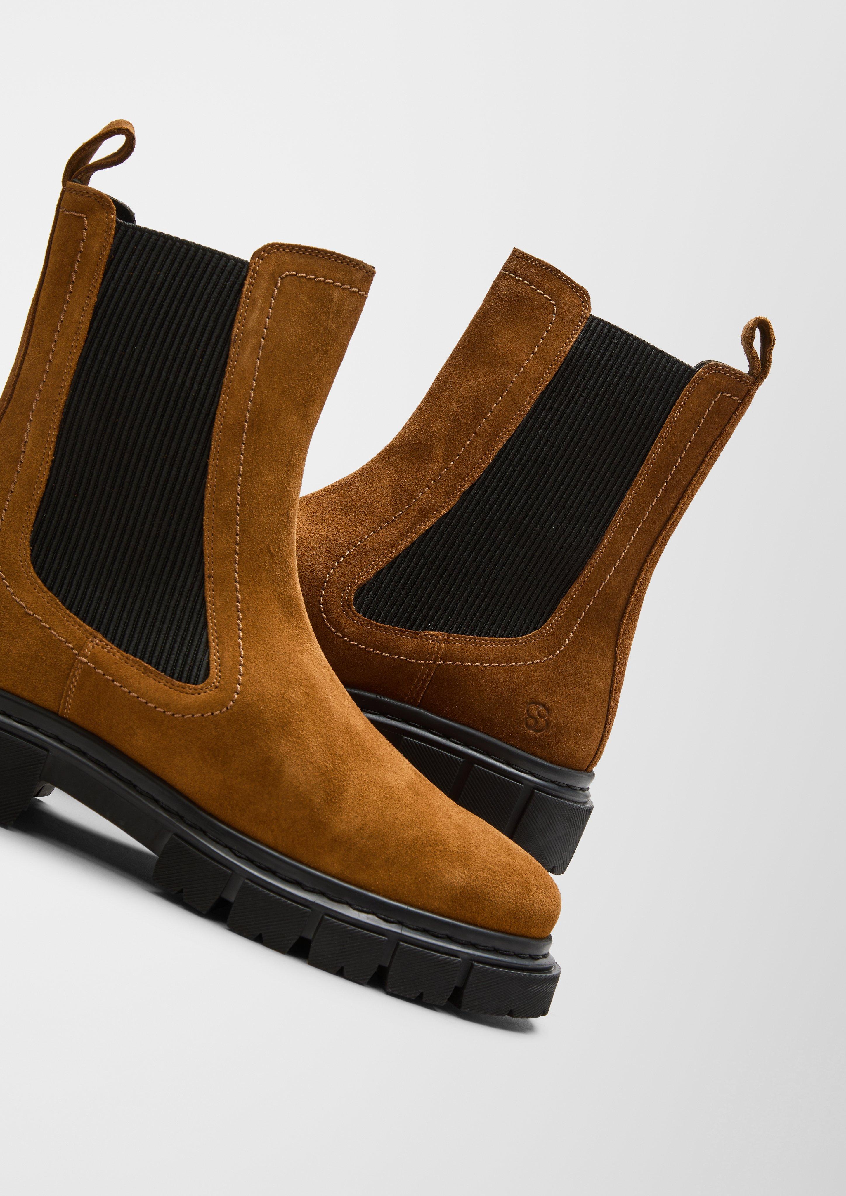 Stiefel aus Veloursleder  6006576-305