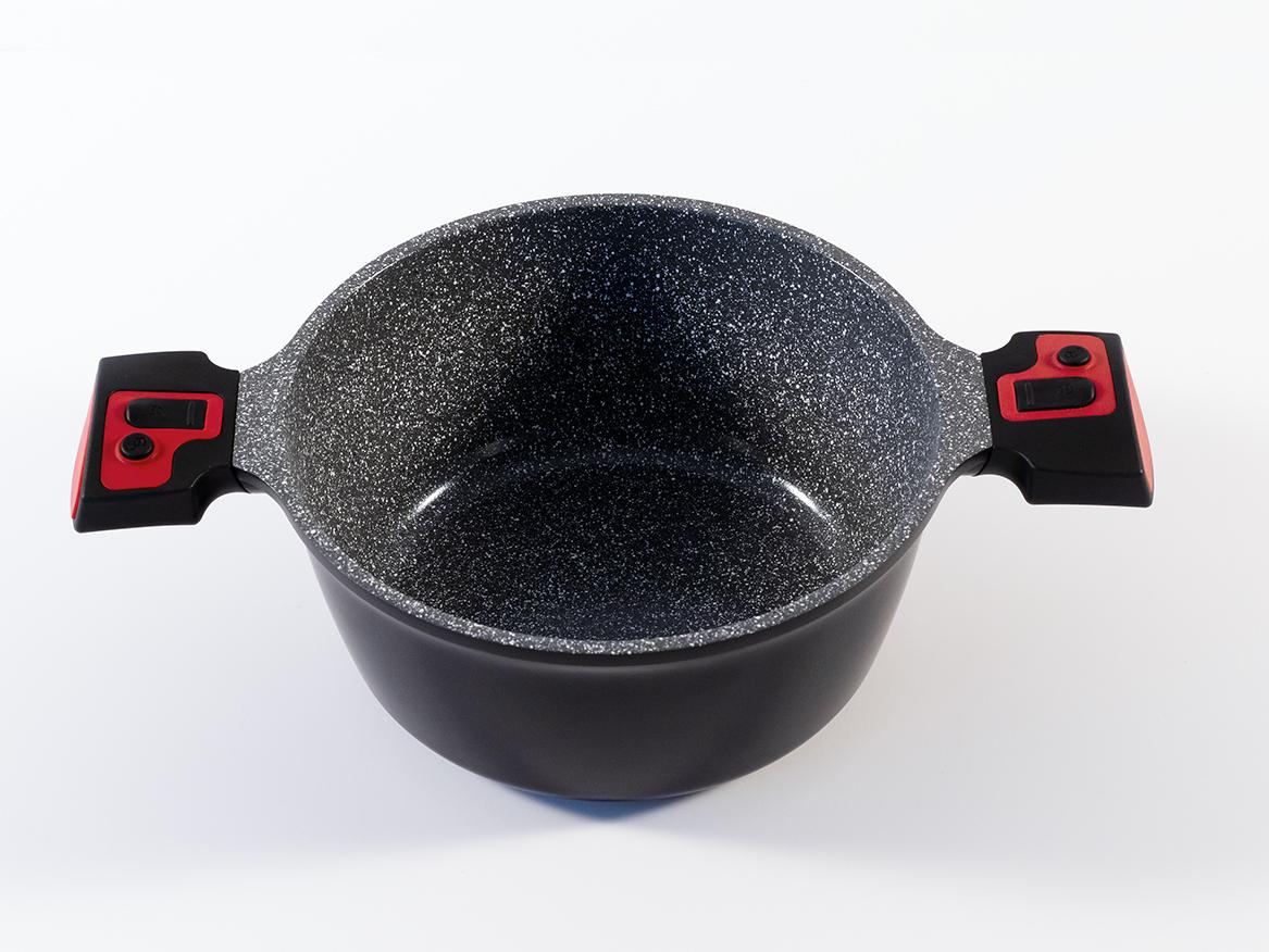 KING Click-Grip Kochtopf Aluguss mit Keramikbeschichtung Ø28cm
