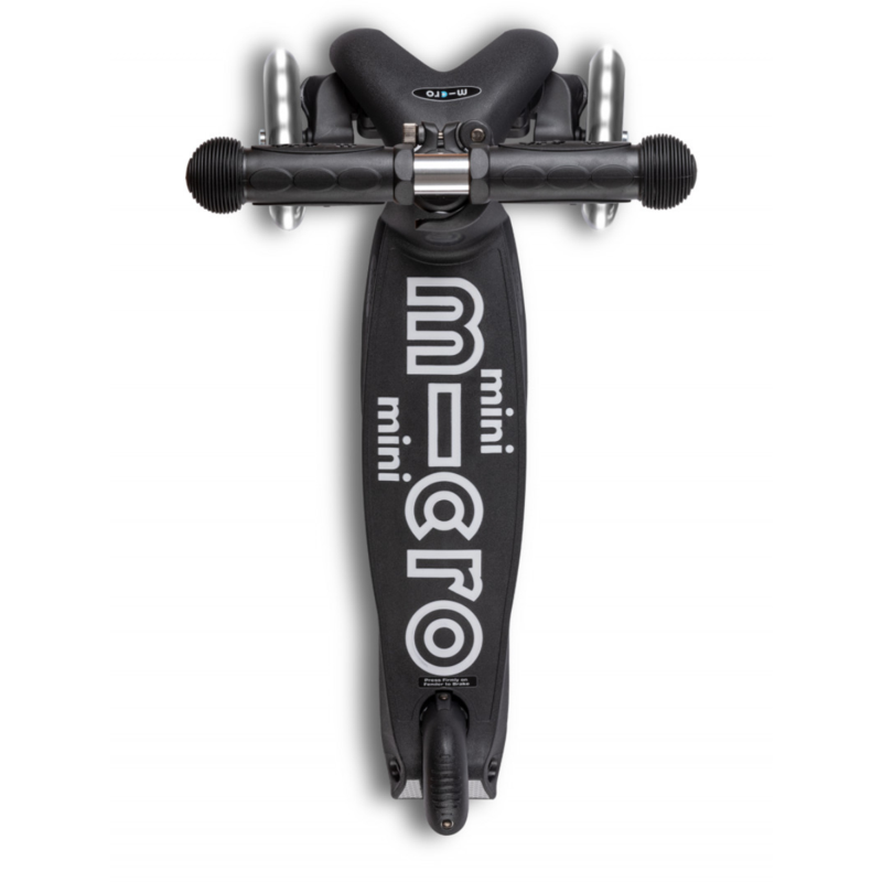 Trottinette 3 Roues - Mini Micro Deluxe Noir Led