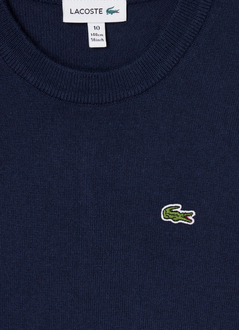 Lacoste pulover od fino pletene mješavine vune