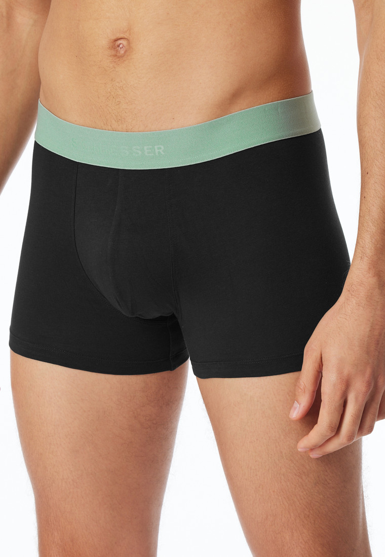 Shorts 3er-Pack Organic Cotton Webgummibund mehrfarbig - 95/5