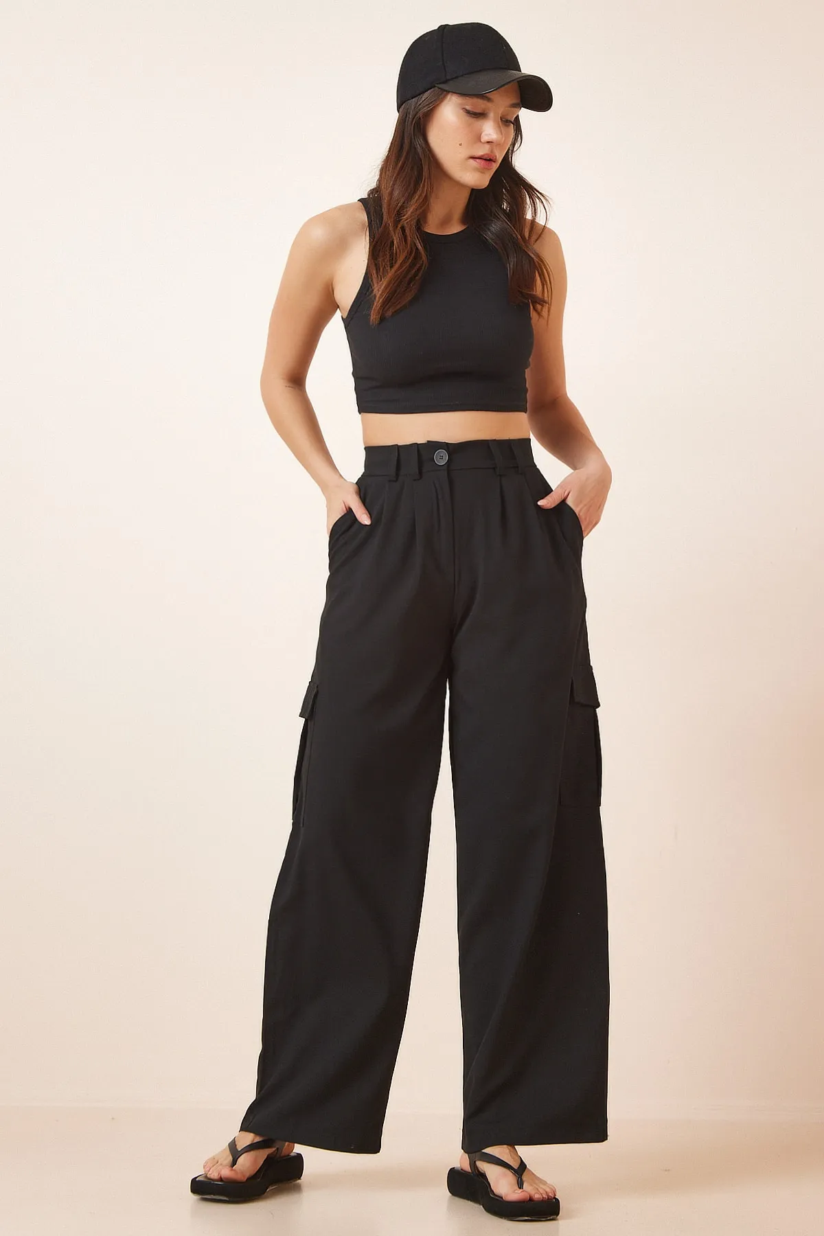Happiness İstanbul  Lockere Cargo-Webhose mit Taschen