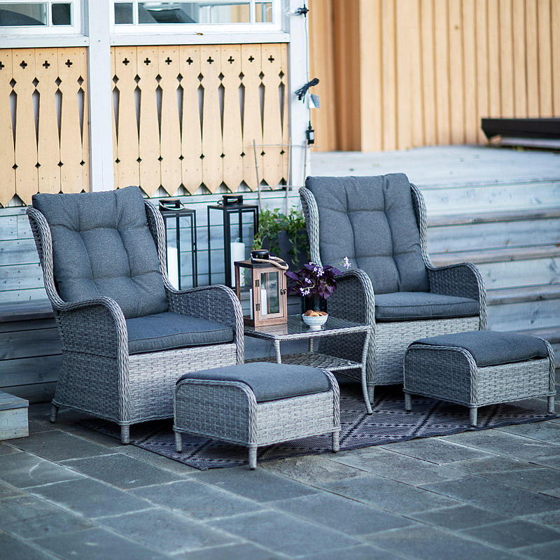 Home Loungesett Larkollen Grå