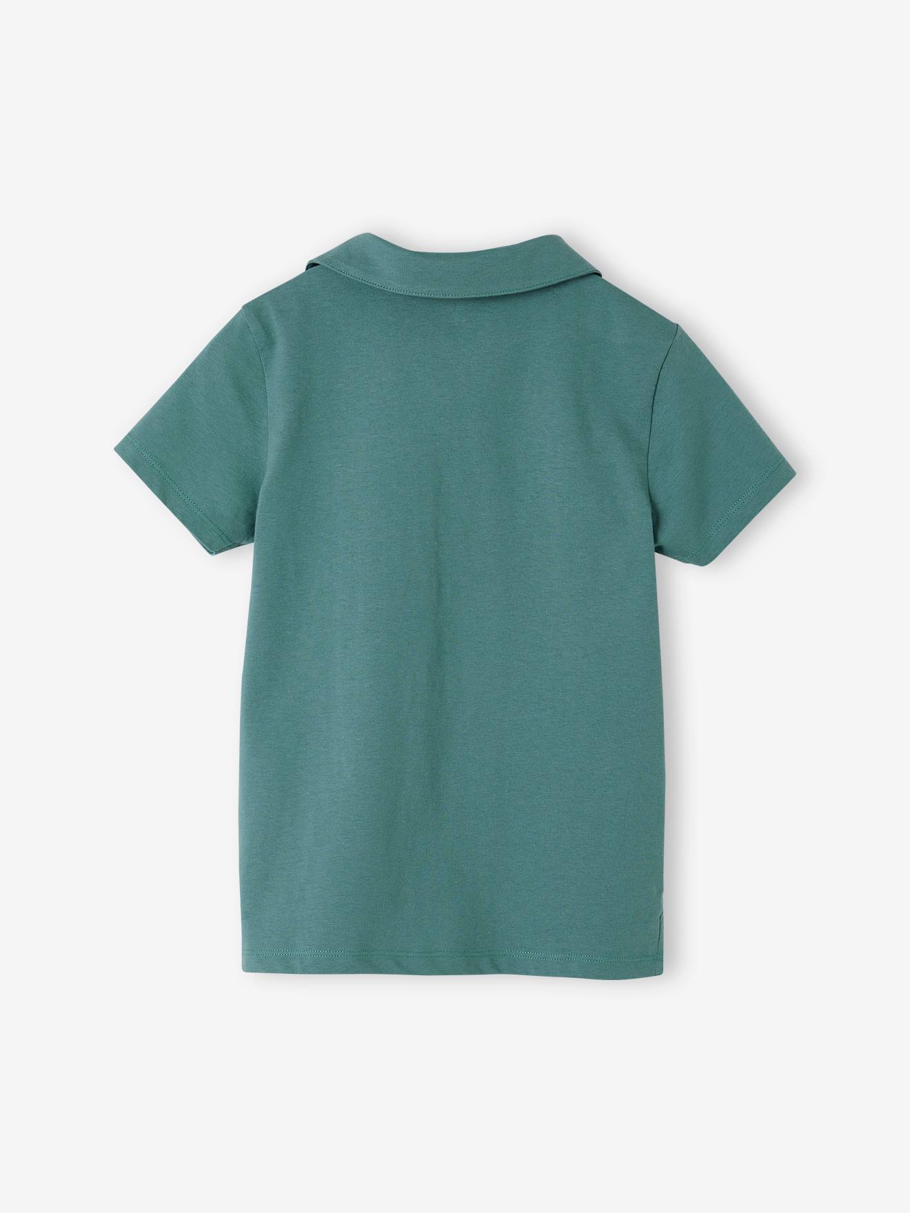 Vertbaudet 2er-Pack Jungen Poloshirts, Kurzarm Oeko-Tex - pack blau