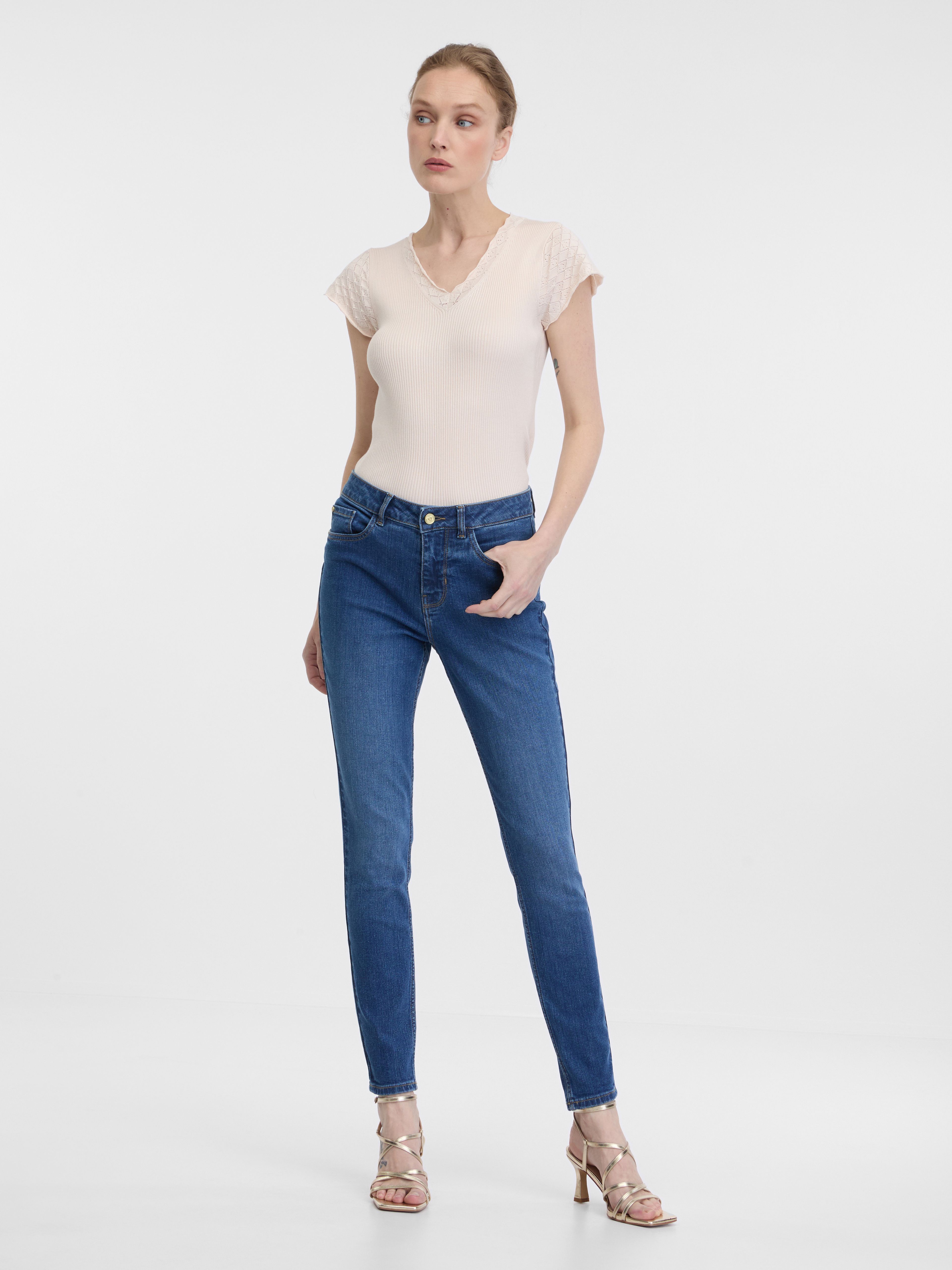Blaue Damen-Skinny-Jeans ORSAY