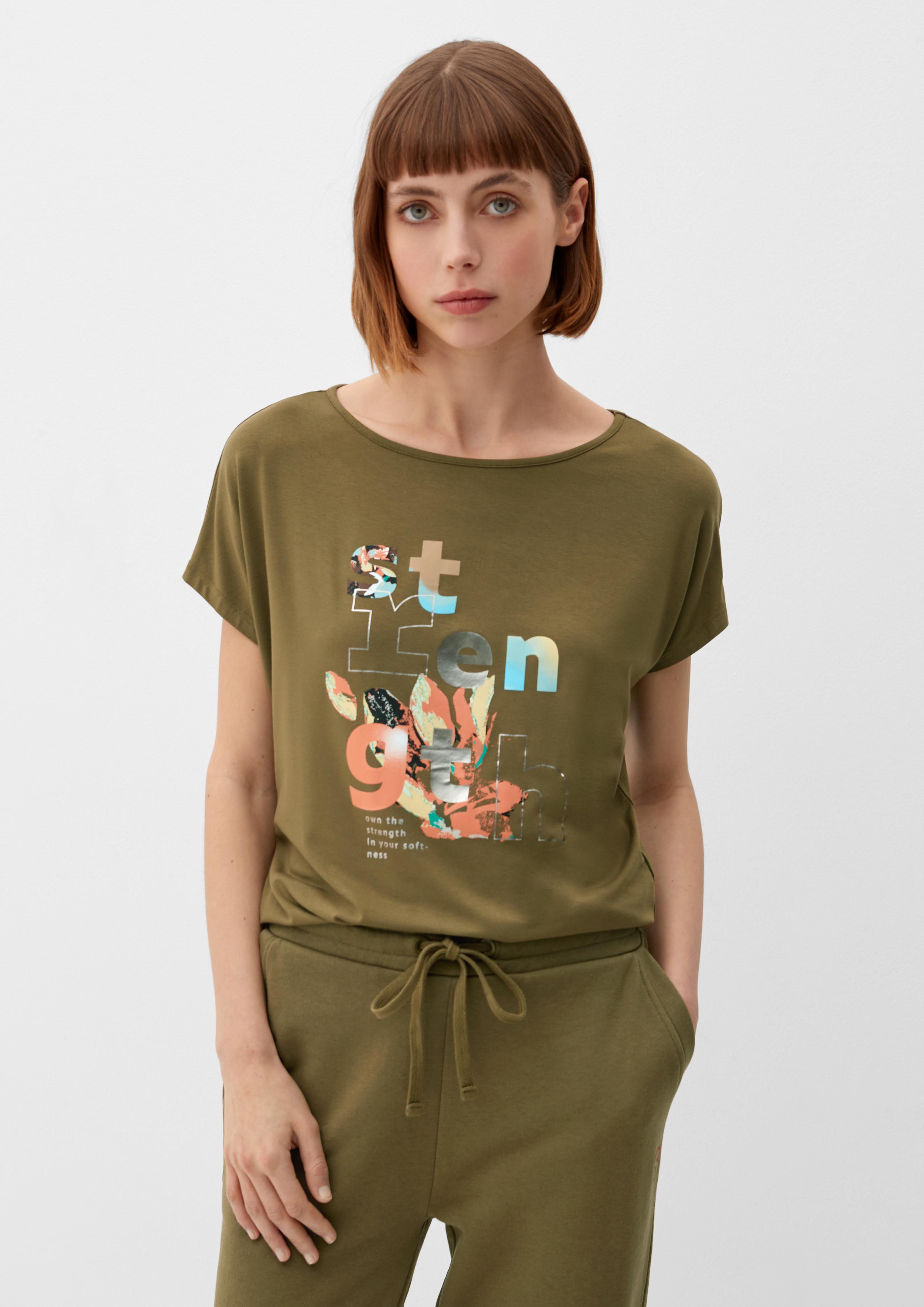 Shirt aus Viskosestretch  2130560-77D1