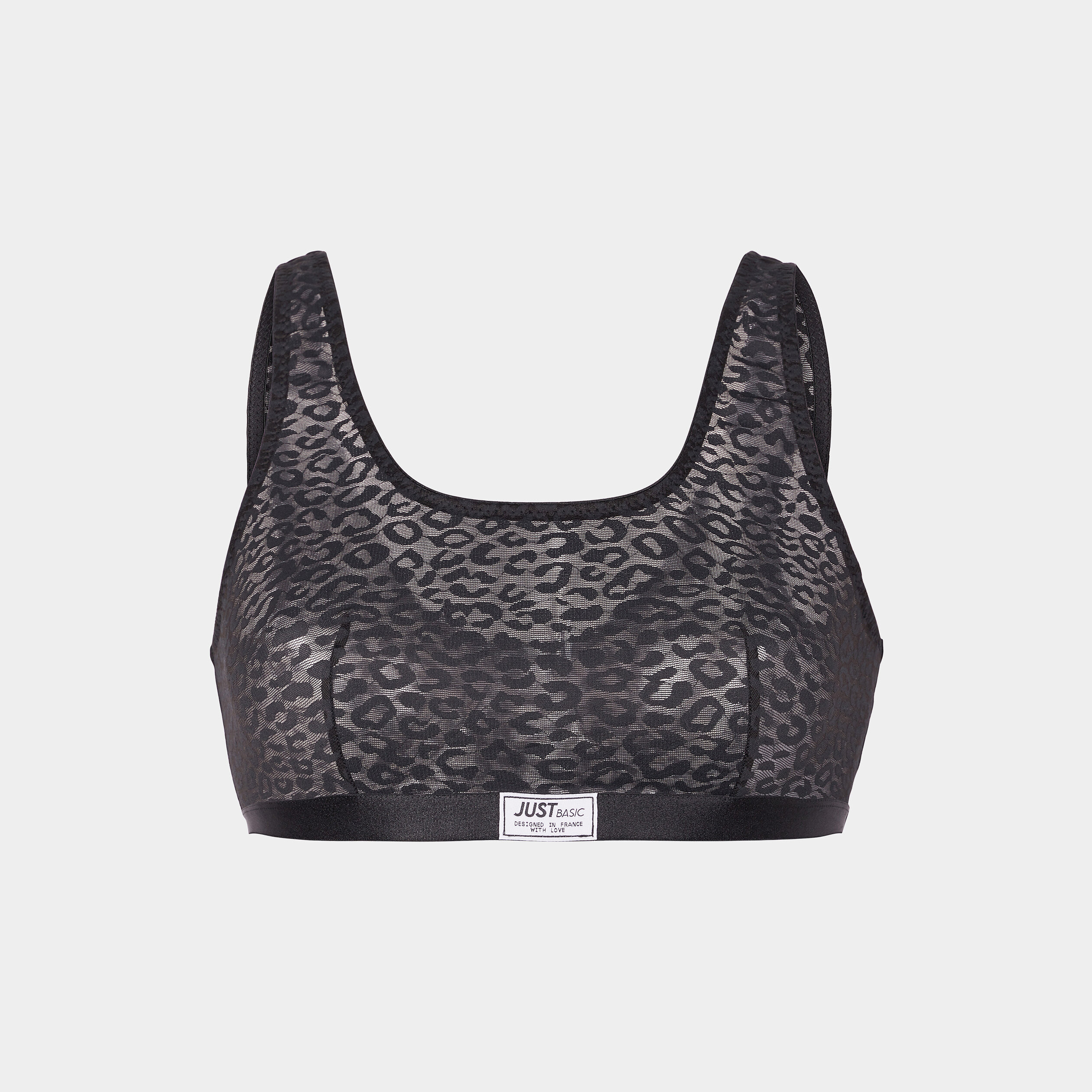 Soutien-gorge brassière dentelle coques noir femme | La Halle