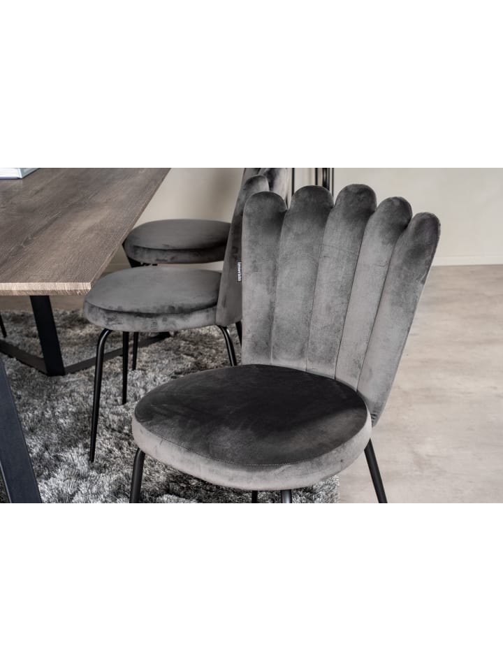 ebuy24 Essgruppe Marina 6 (7-teilig) Grau 90 x 180 cm günstig kaufen onesize