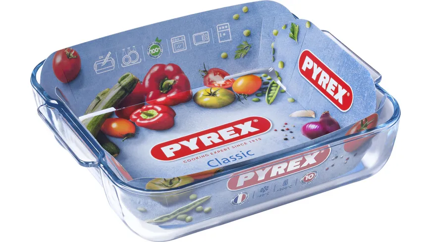 PYREX Bräter quadratisch 21x21cm