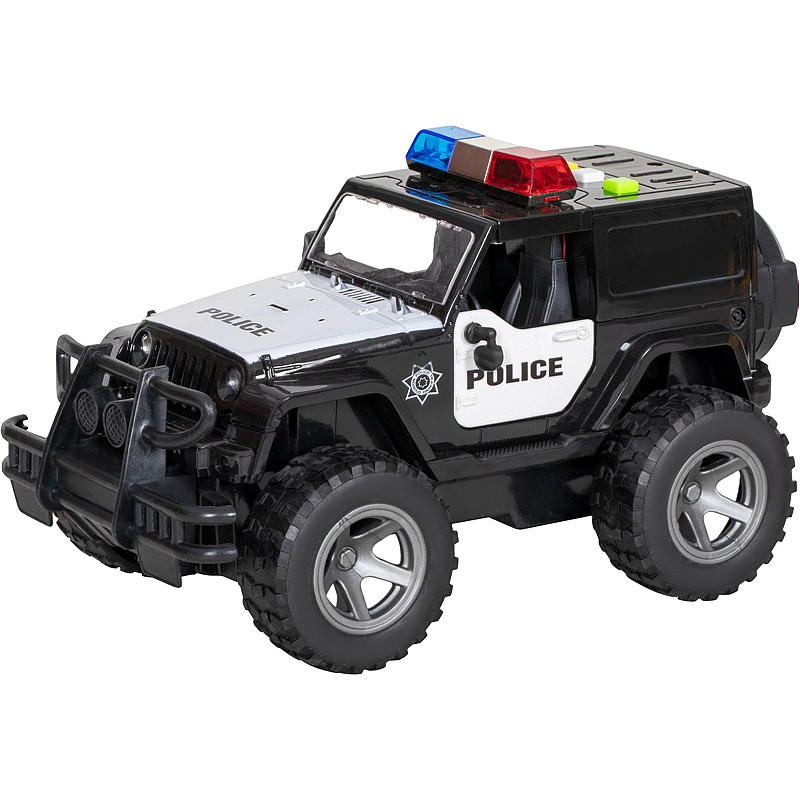 FunToys Politibil str 1:16 selvgående