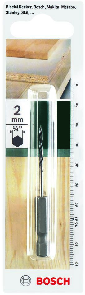 Bosch Blue Accessories 2609255146 Mașină de găurit spirală pentru lemn 2 mm