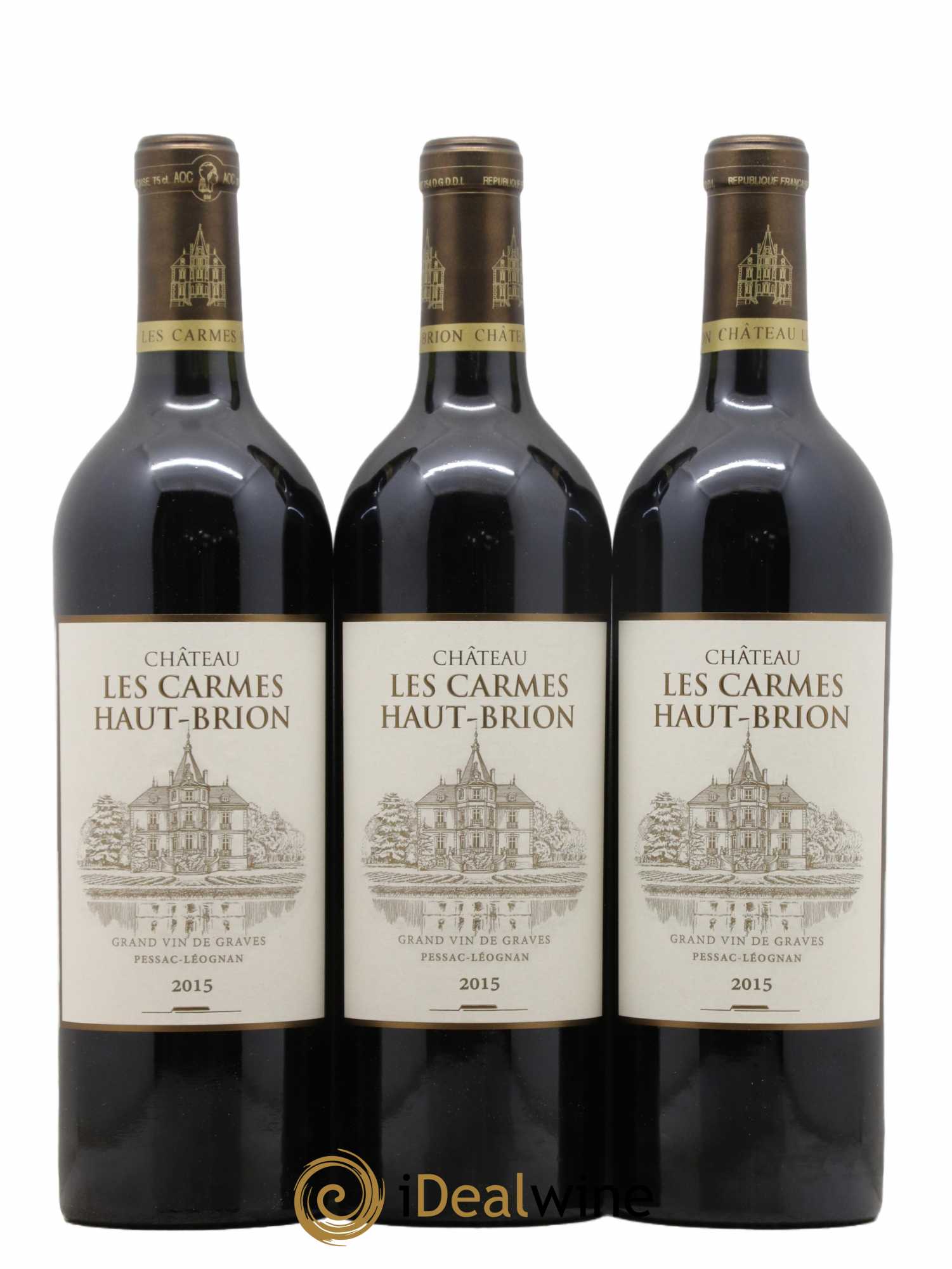 Château Les Carmes Haut-Brion  2015 - Lot de 12 Bouteilles