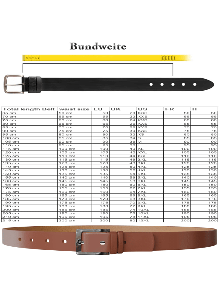 BEZLIT Gürtel in Cognac günstig kaufen