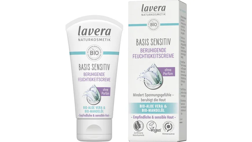 lavera BASIS SENSITIV Beruhigende Feuchtigkeitscreme 50 ml