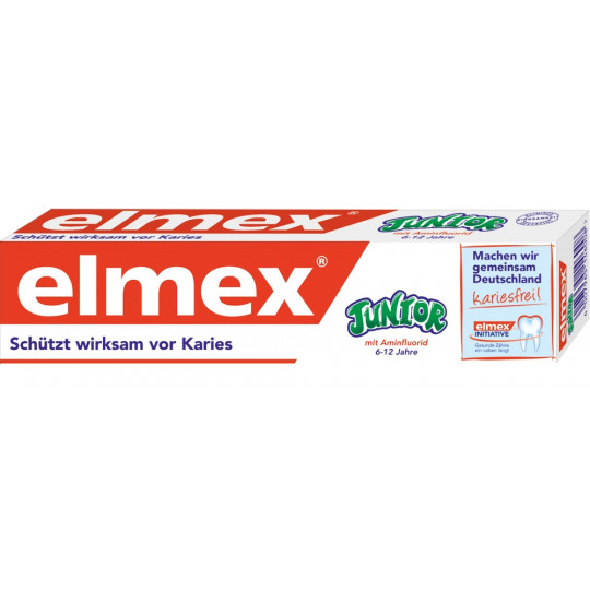 Elmex Zahncreme Junior mit Aminfluorid 75ML
