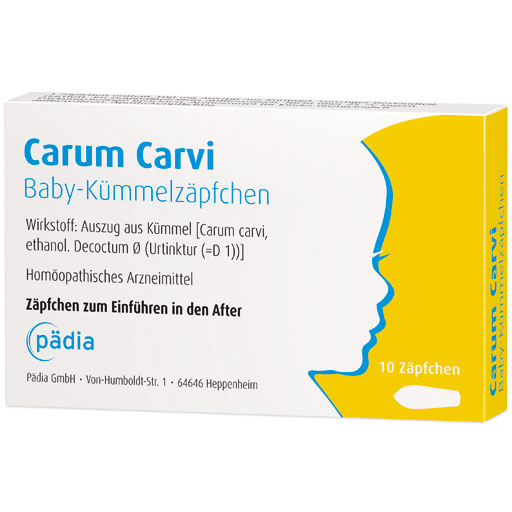 CARUM CARVI Baby-Kümmelzäpfchen  10 St  Suppositorien