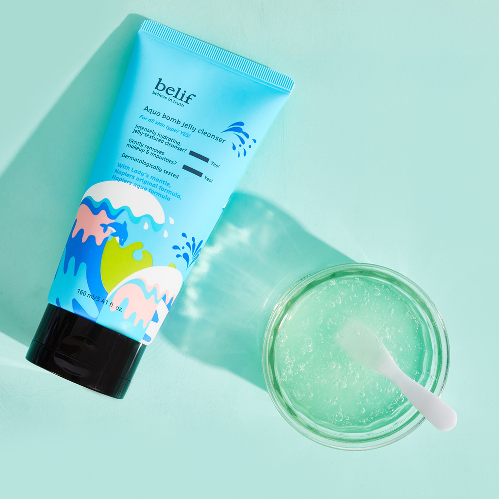 belif AQUA BOMB JELLY CLEANSER Nettoyant