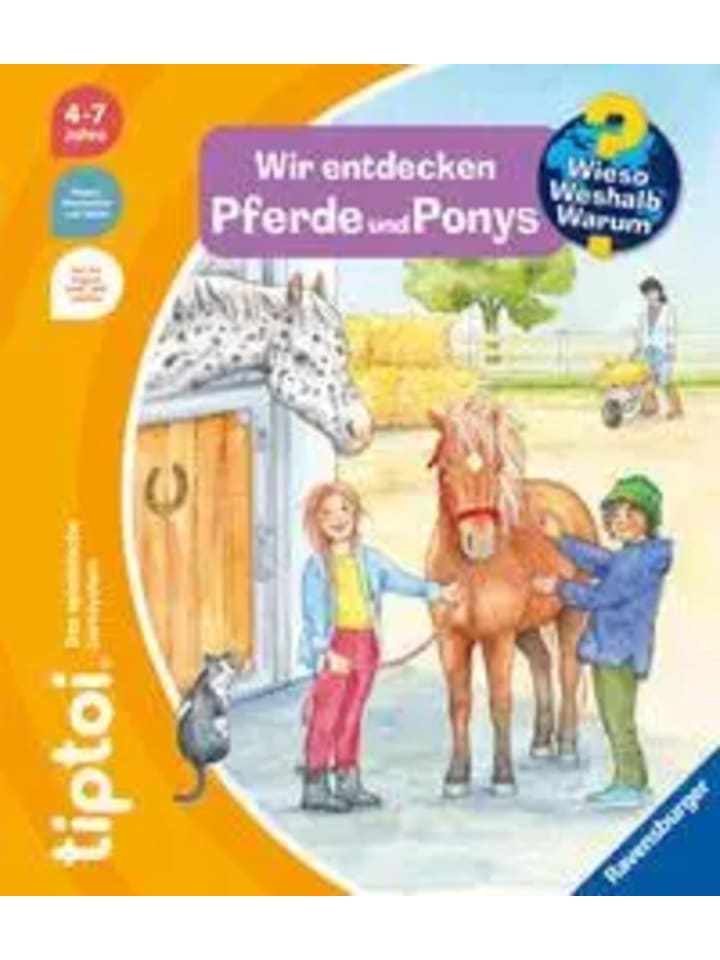 Ravensburger tiptoi® Wieso? Weshalb? Warum? Wir entdecken Pferde und Ponys günstig kaufen onesize