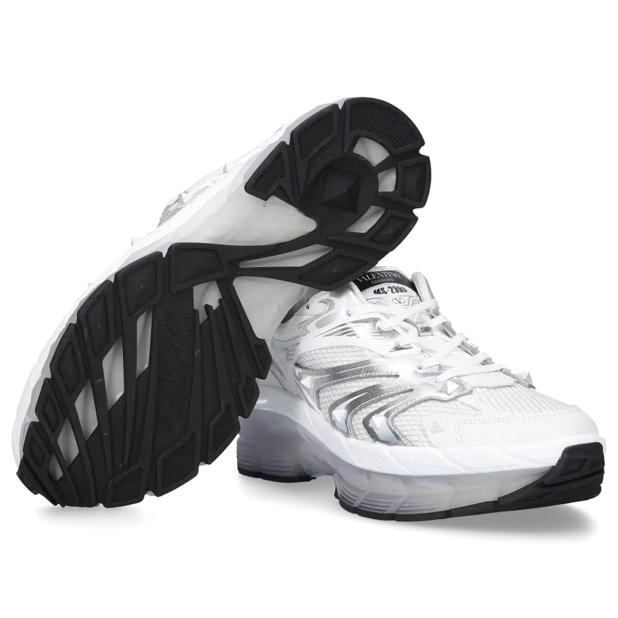 Valentino Garavani - Sneaker low MS-2960 Kalbsleder - weiß