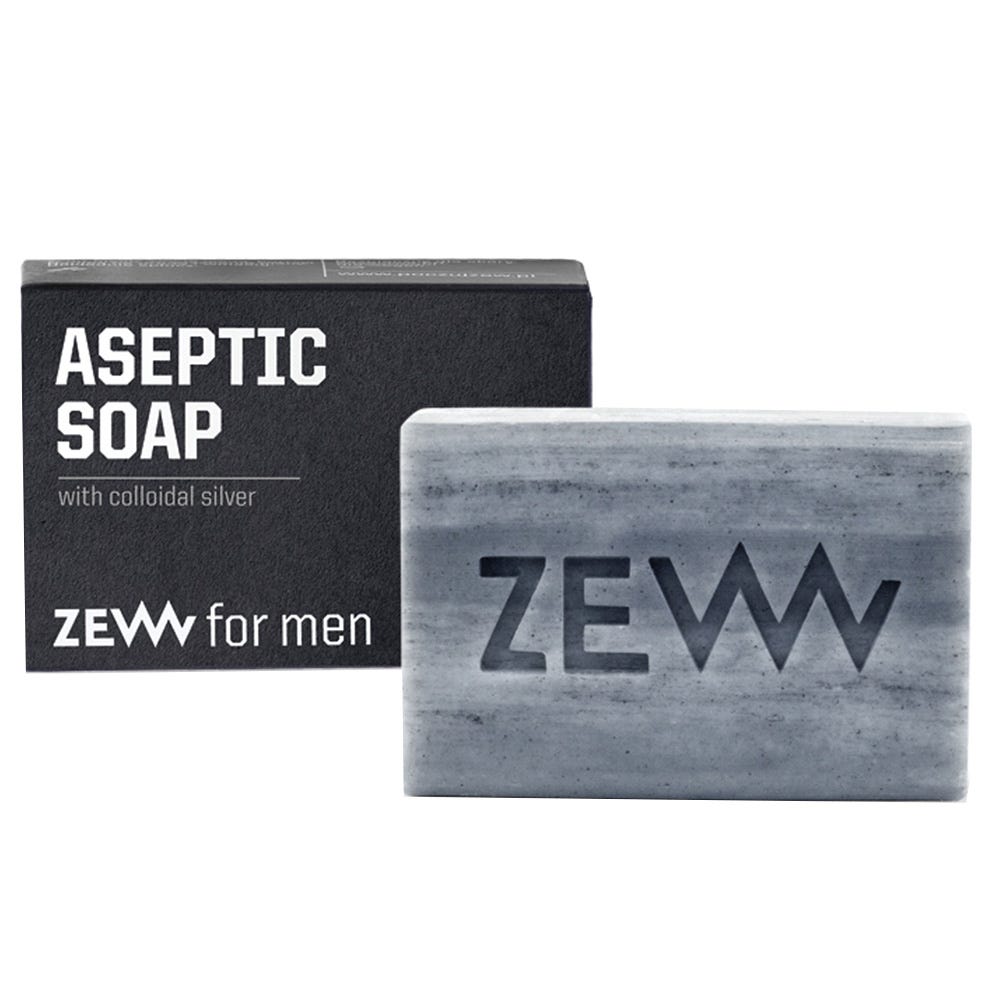 ZEW for Men Aseptic Soap with Colloidal Silver 85 ml