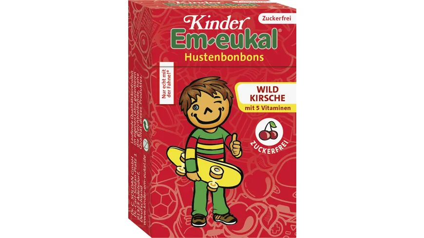 Em-Eukal Kinder Hustenbonbons Wildkirsche 40 g