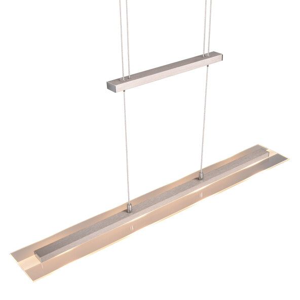 LED-Pendelleuchte Milos, nickel-matt