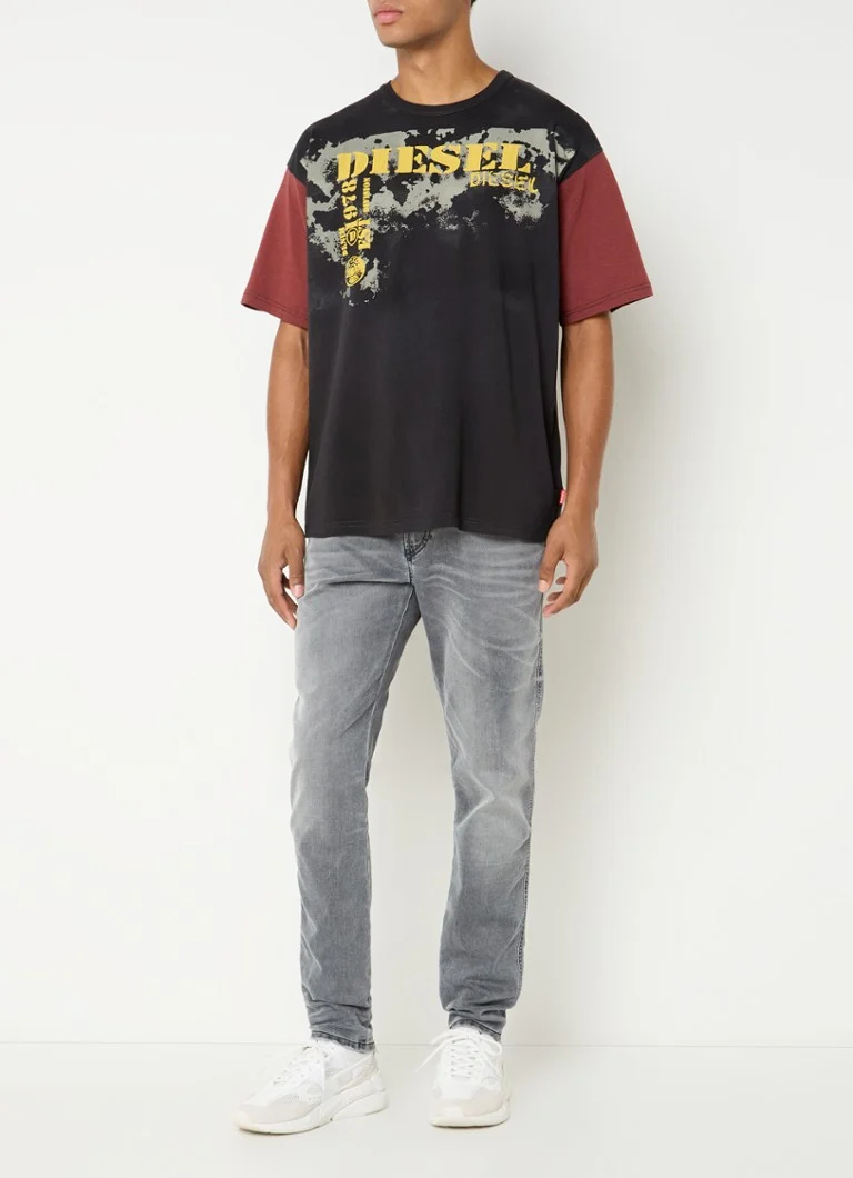 T-shirt Diesel T-Boxt-Q4 con logo stampato