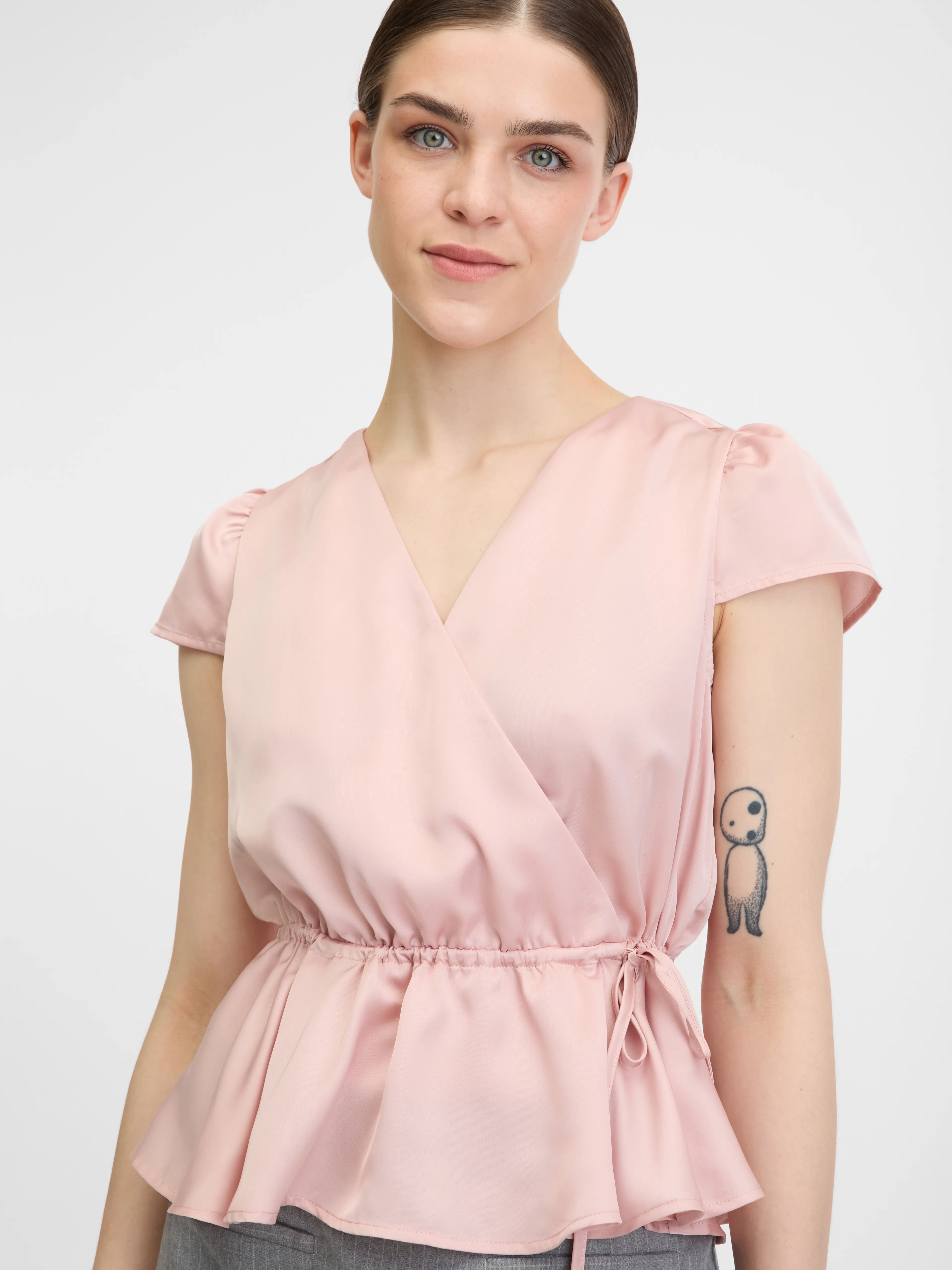 Hellrosa Bluse ORSAY