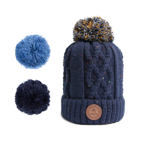 Navy Apple Juice Bonnet - Navy Blue Baby