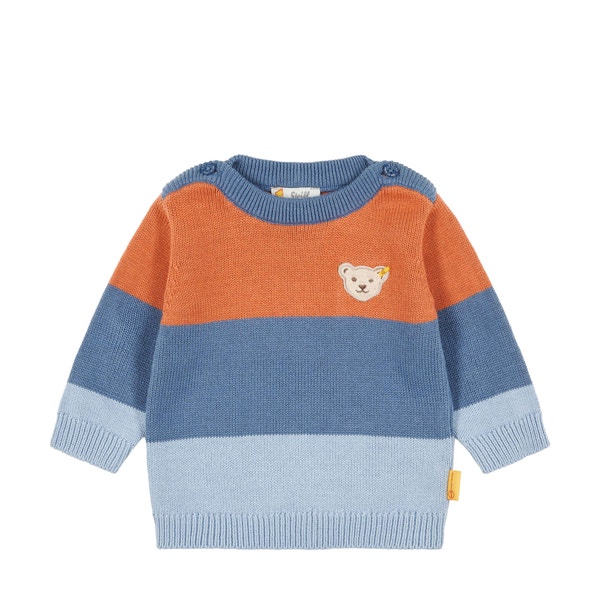 Pullover, mittelblau für Jungs
