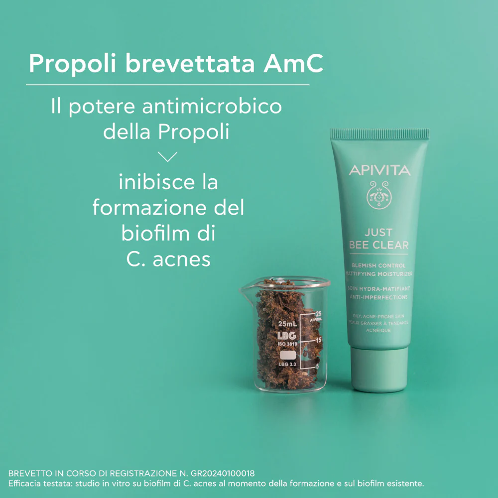 Just Bee Clear Creme Matificante Hidratante - Tratamento Anti-Imperfeições 24 Horas