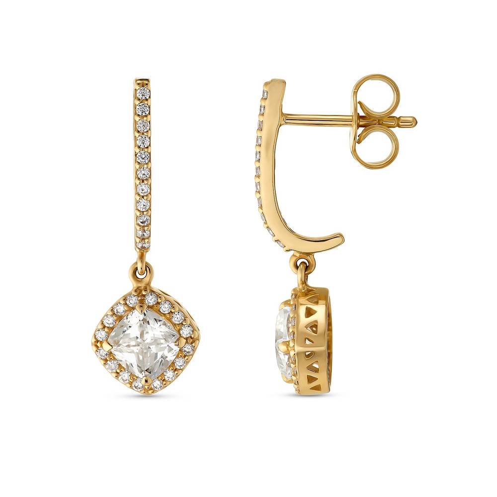 FAVS Boucles d'oreilles 375 Or jaune Boucles d'oreilles