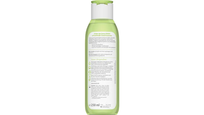 lavera ERFRISCHEND Pflegedusche 250 ml