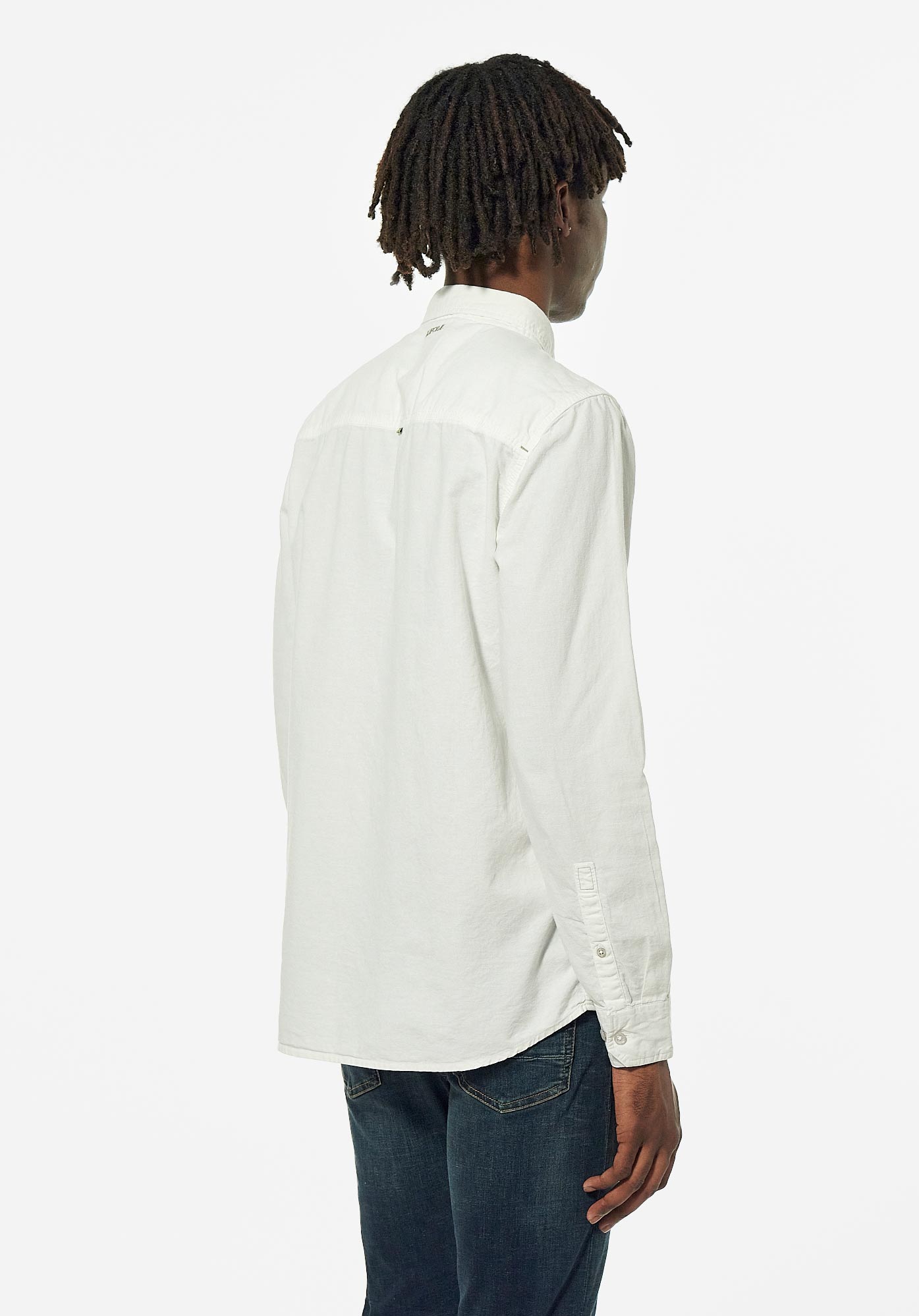 TOMEK  Chemise blanche Homme en 100% coton