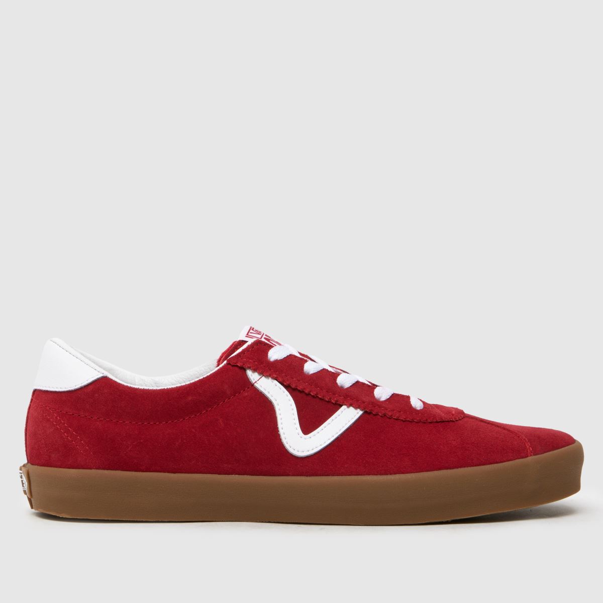 Vans sport alacsony szárú edzőcipők piros színben