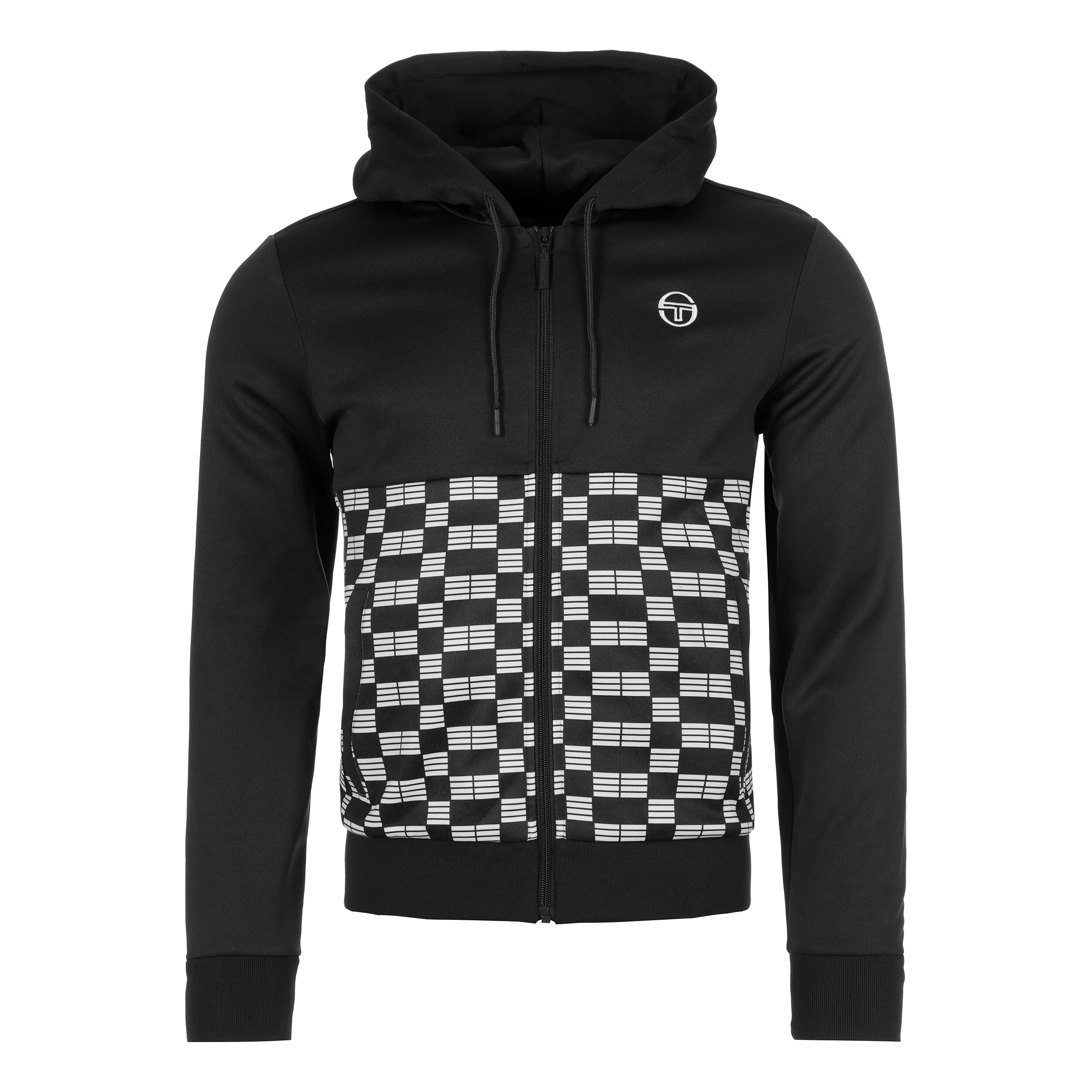 Mosaico Hoody Trainingsanzug Herren - Schwarz, Weiß