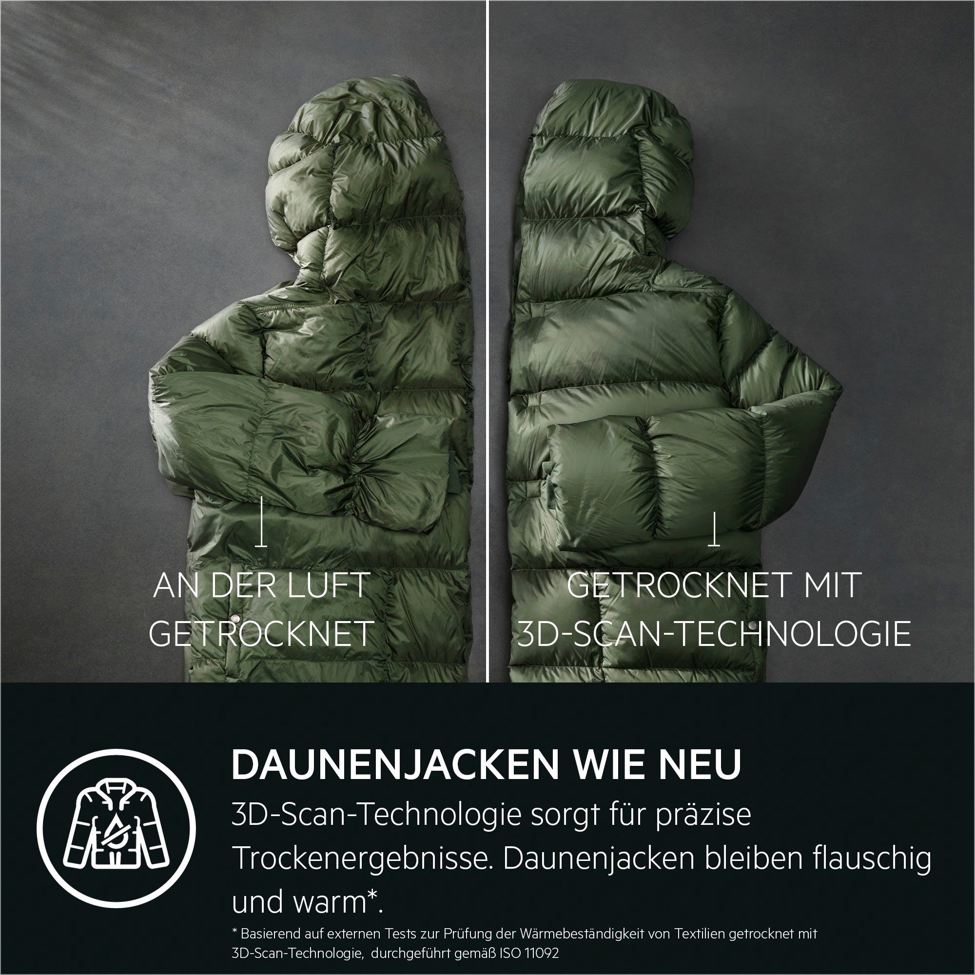 AEG Wärmepumpentrockner 9000 AbsoluteCare® Plus TR9W75680, 8 kg, AbsoluteCare®Plus ​ - perfekte Trockenergebnisse bei allen Textilien