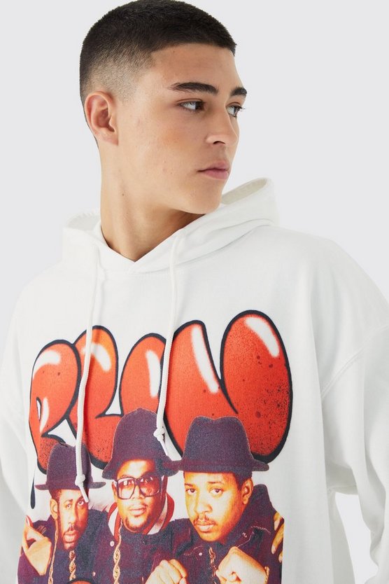 Oversize Hoodie mit lizenziertem Run Dmc Print