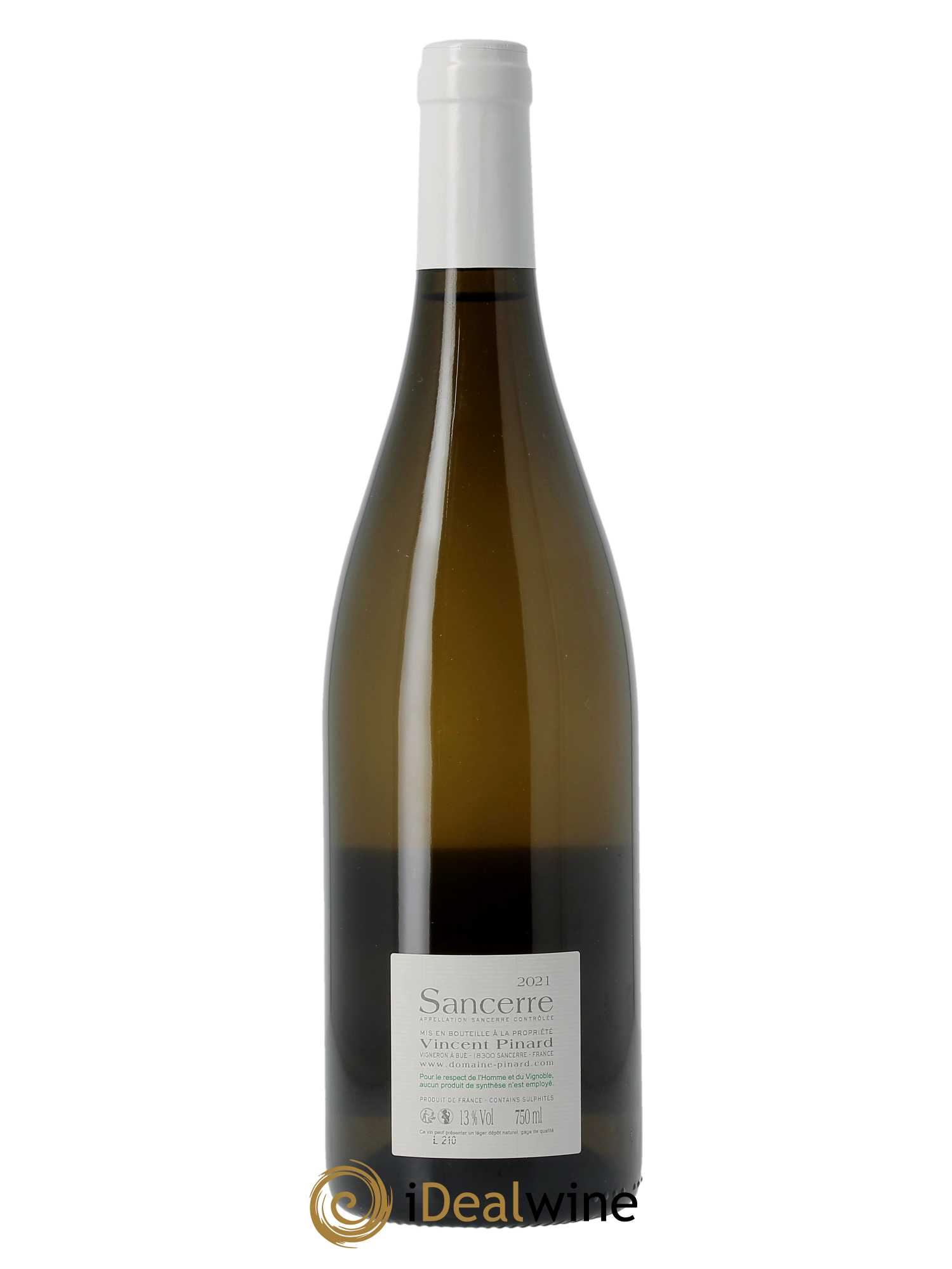 Sancerre Les Créots (anciennement Clémence) Vincent Pinard  2021 - Lot de 1 Bouteille