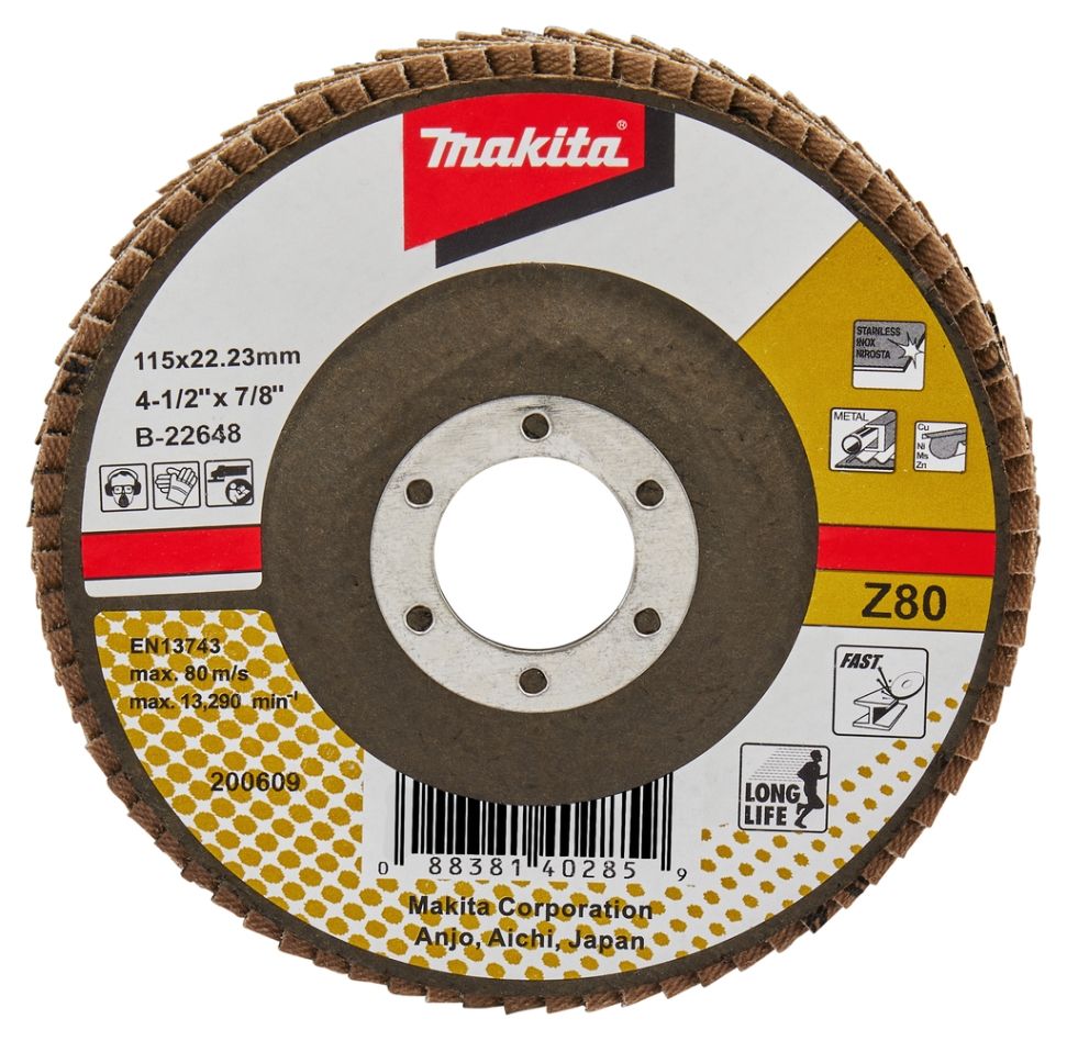 Makita Tilbehør B-22648 Lamskive 115mm Z80