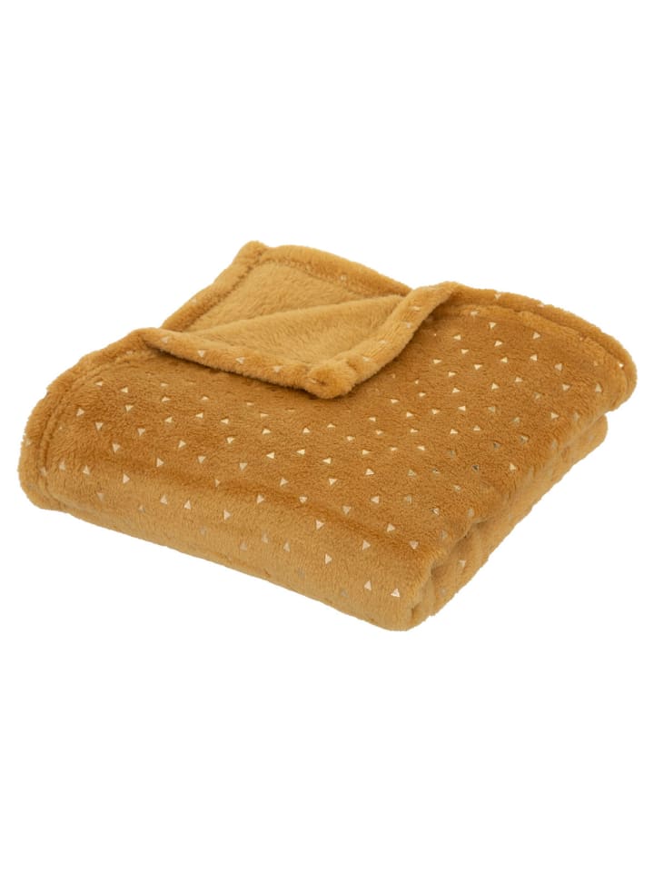 Atmosphera Créateur d'intérieur Kuscheldecke in gelb günstig kaufen onesize