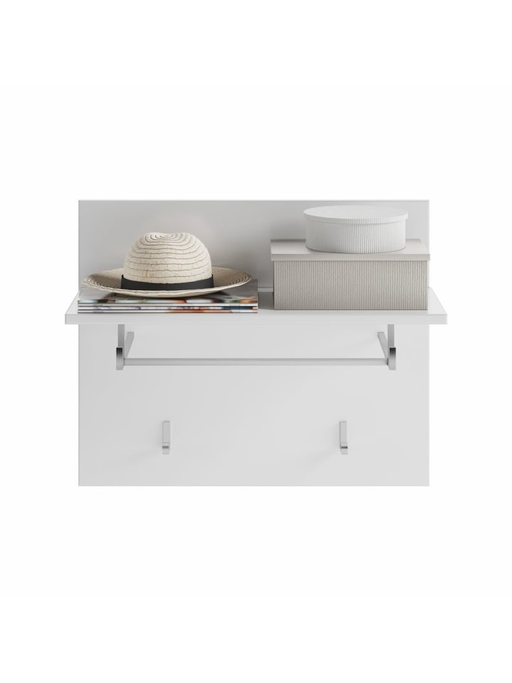 ebuy24 Garderobenaufstellung Linus Weiß 115 x 37 cm günstig kaufen onesize