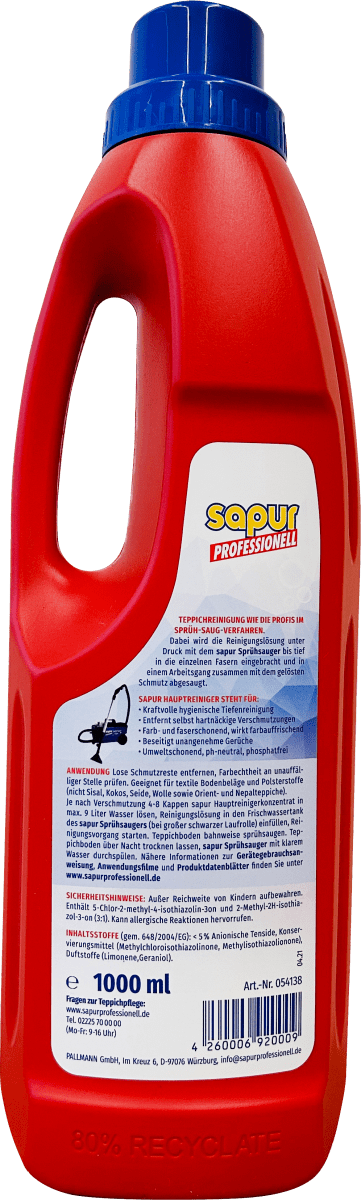 Teppichreiniger Hauptreiniger, 1 l